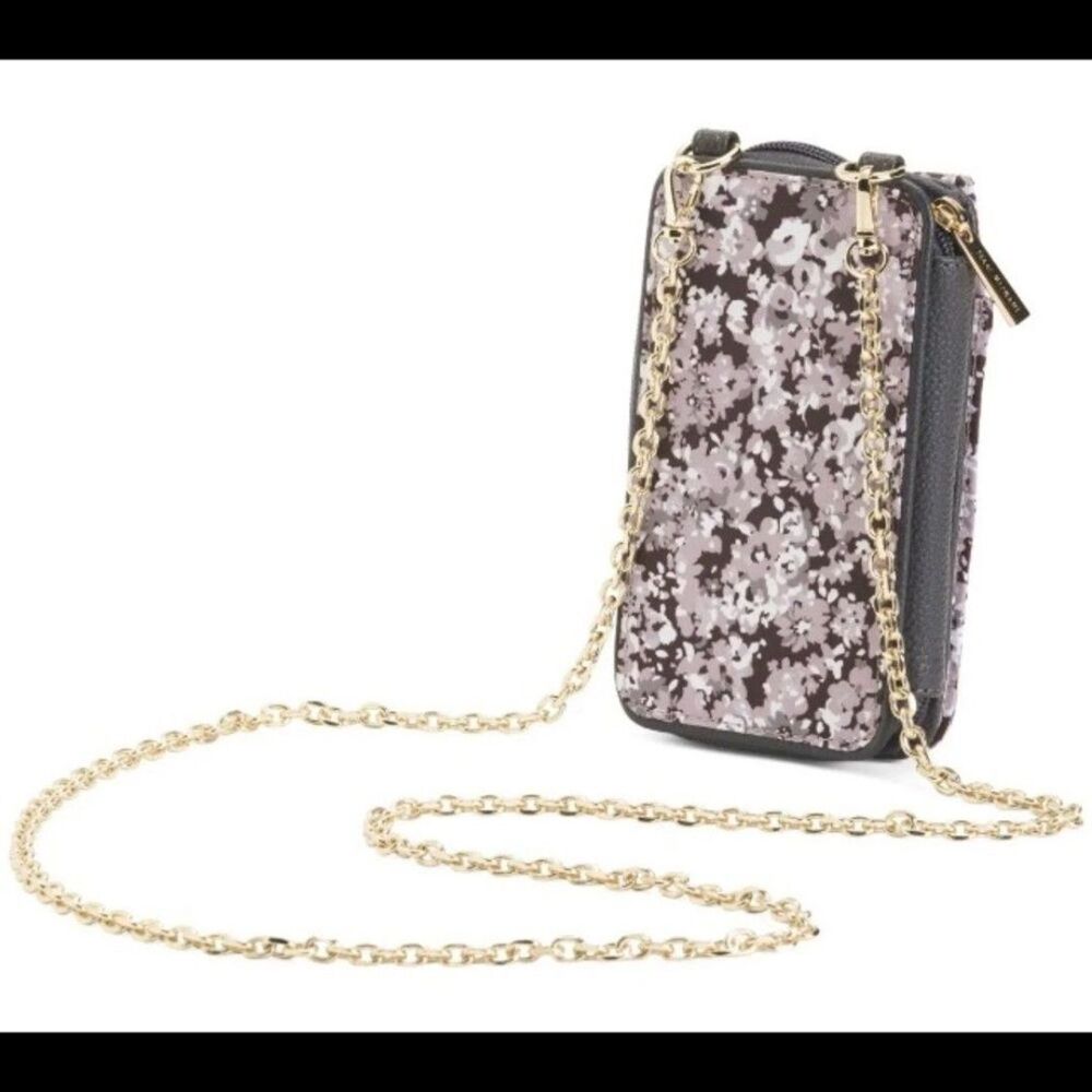 Isaac Mizrahi Women’s Multicolor Floral Print Travel Ready Crossbody